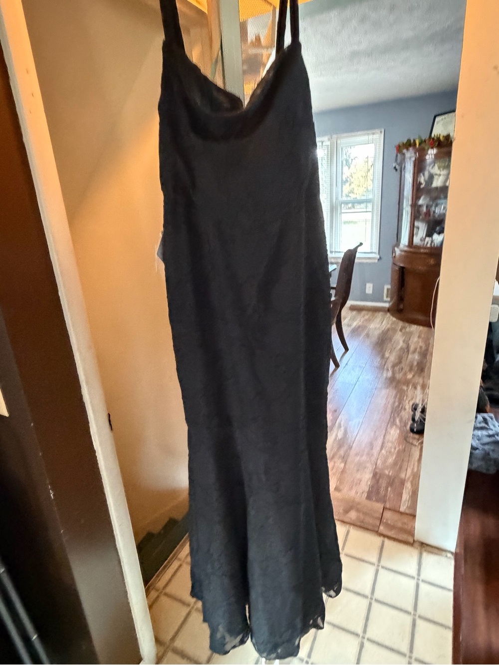 Azazie Black Atelier Dress - size 14 - NWT - style Aubrey